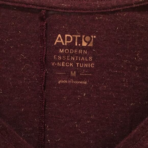 Apt 9 Sparkle V Neck Top - Picture 3 of 6